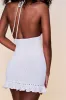 Crochet Halter Mini Dress sold by Guizio