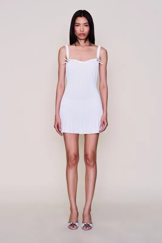 Penelope Plisse Dress sold by Guizio