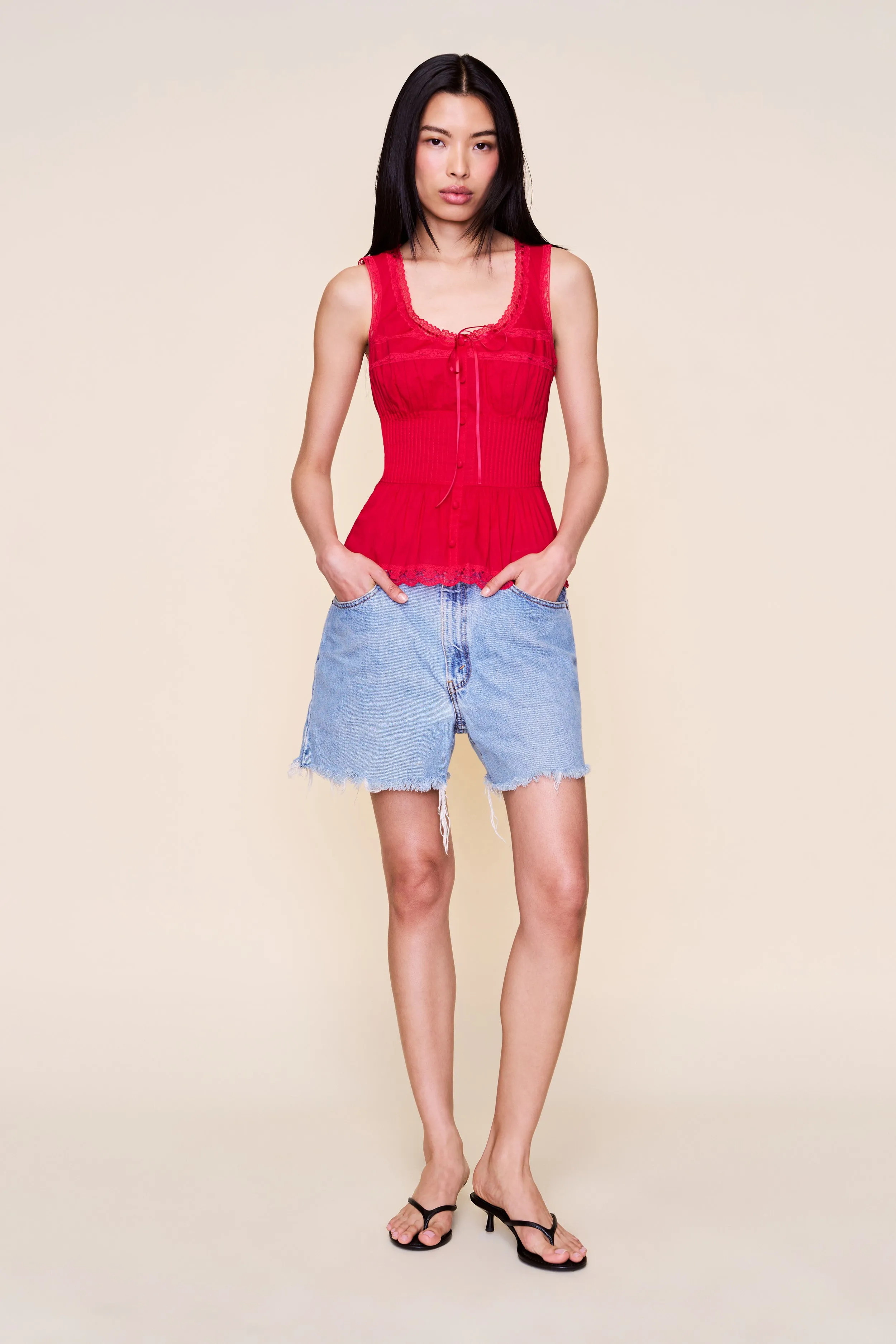 Lille Pintuck Top sold by Guizio product image thumbnail 2