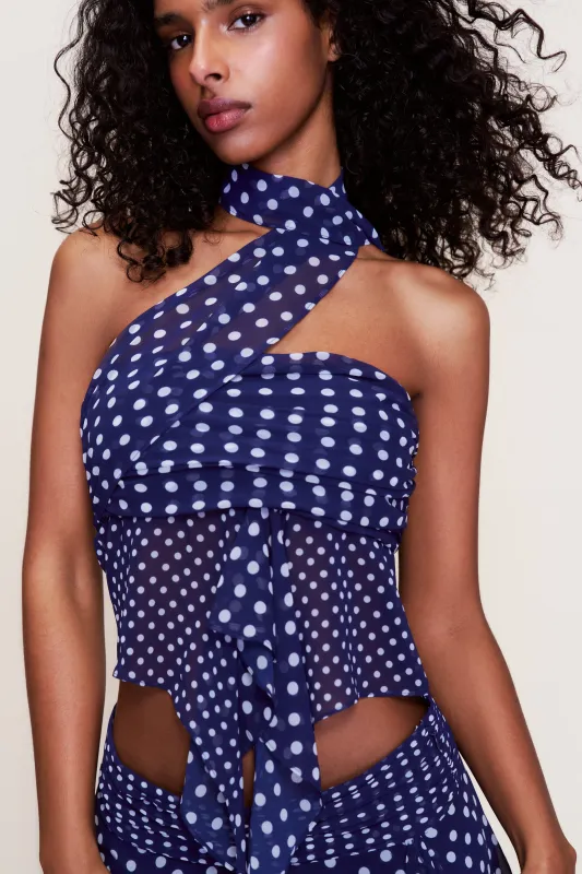 Chiffon Wrap Around Top sold by Guizio