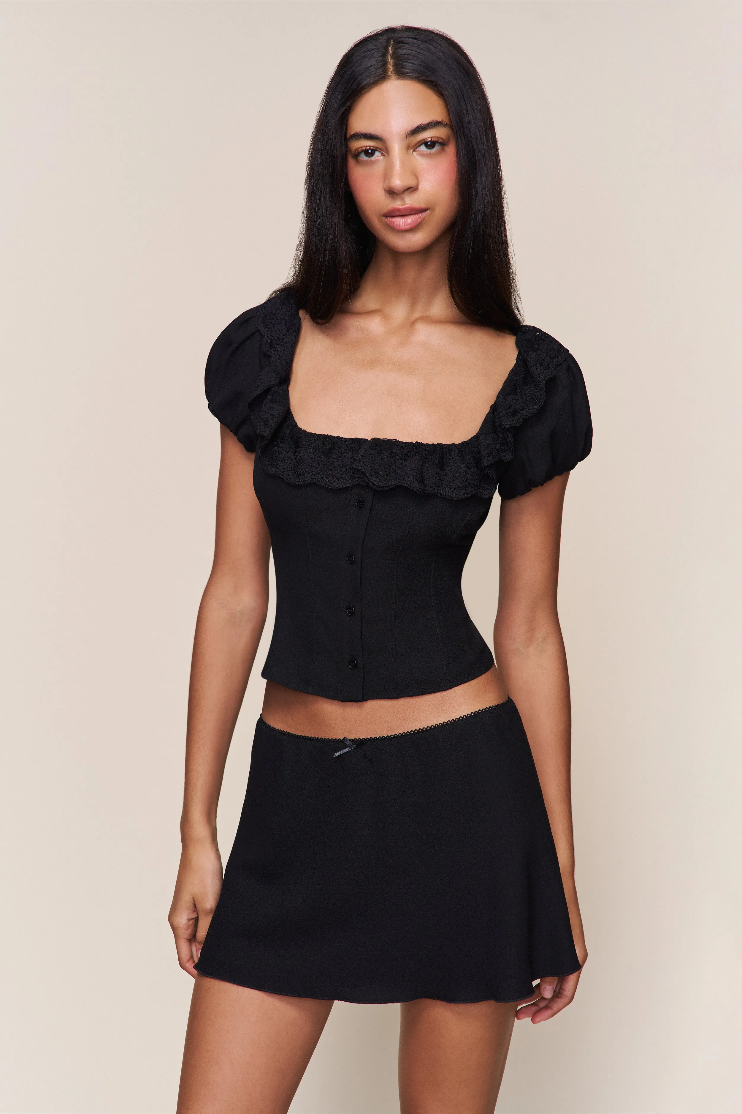 Paloma Short Sleeve Top sold by Guizio