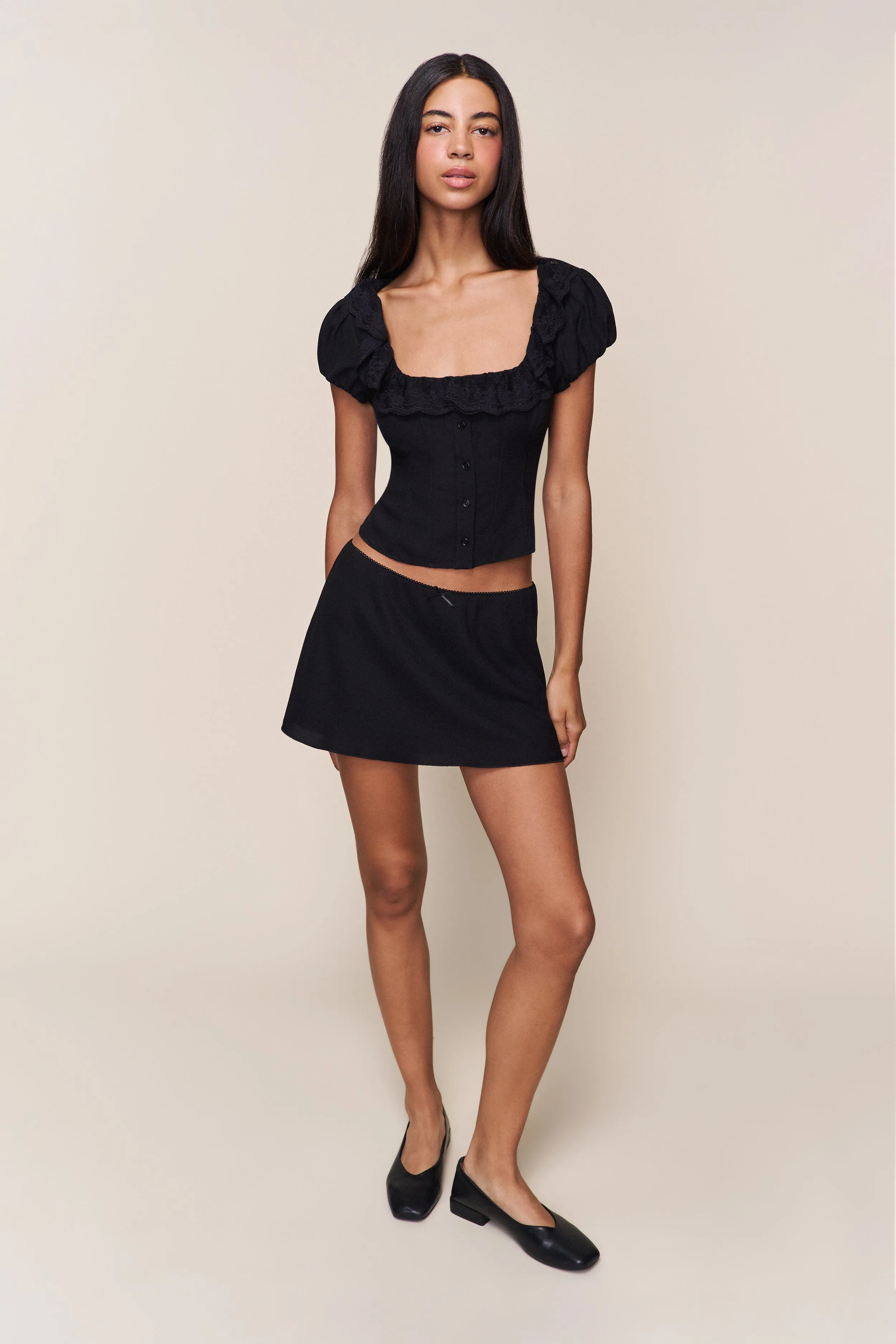 Paloma Short Sleeve Top sold by Guizio product image thumbnail 2