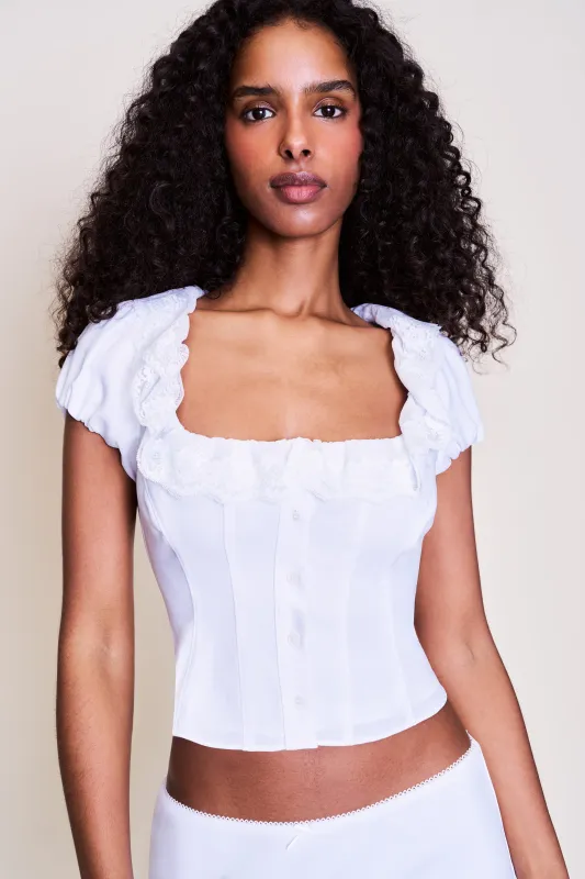 Paloma Short Sleeve Top sold by Guizio