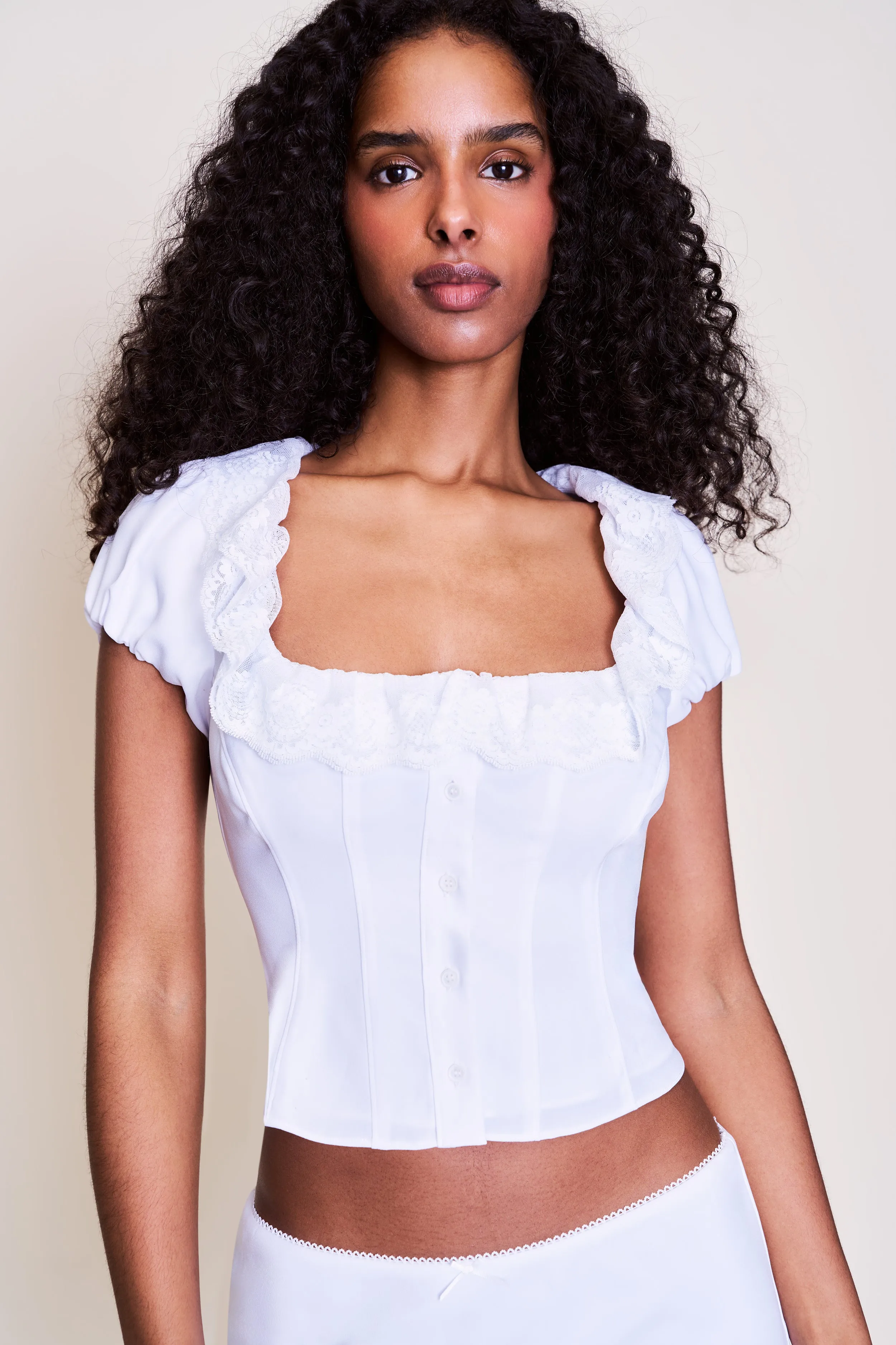 Paloma Short Sleeve Top sold by Guizio