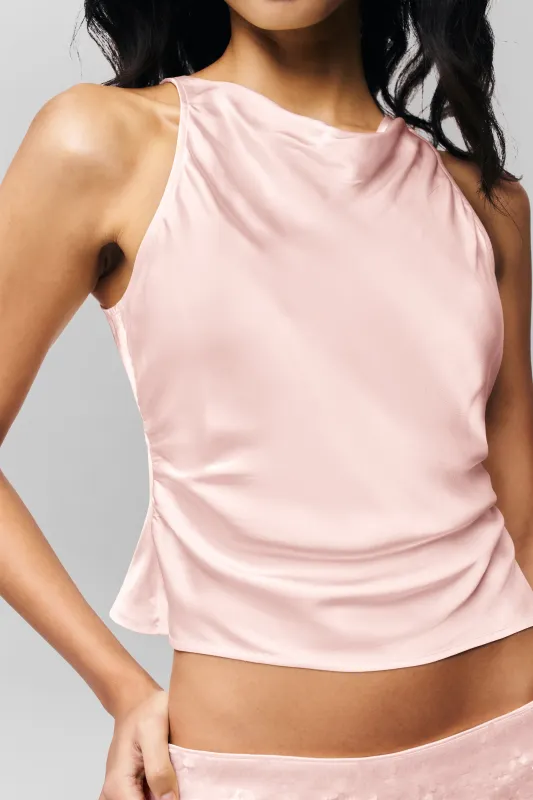 Regine Cowl Neck Top sold by Guizio