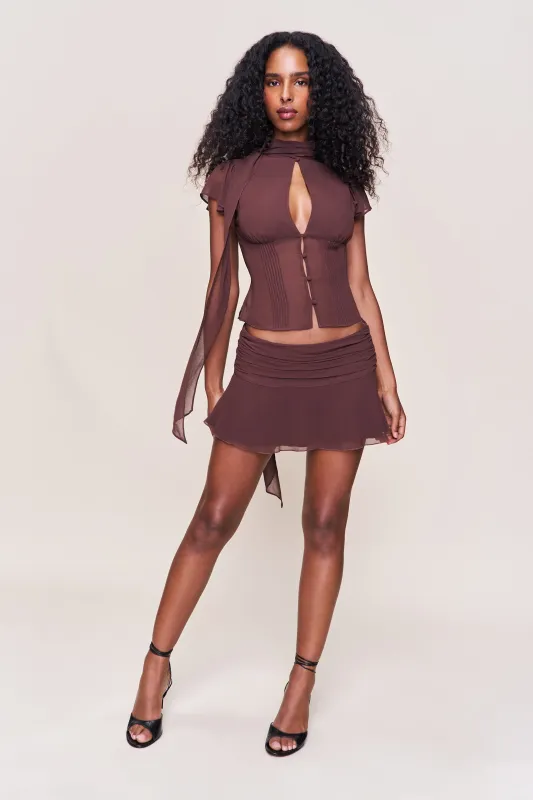 Eda Mini Skirt sold by Guizio