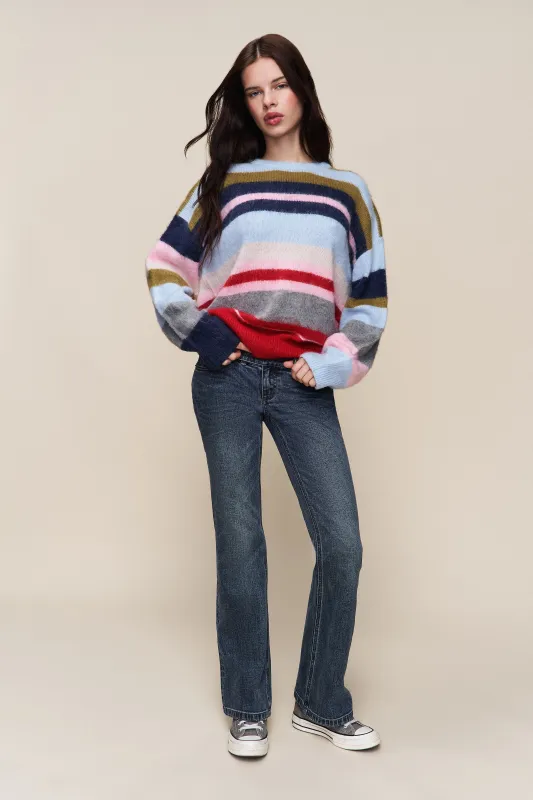 Hawley Oversized Stripe Wool Jumper sold by Guizio