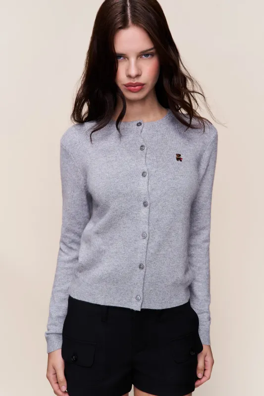 June Relaxed Wool Cardigan sold by Guizio