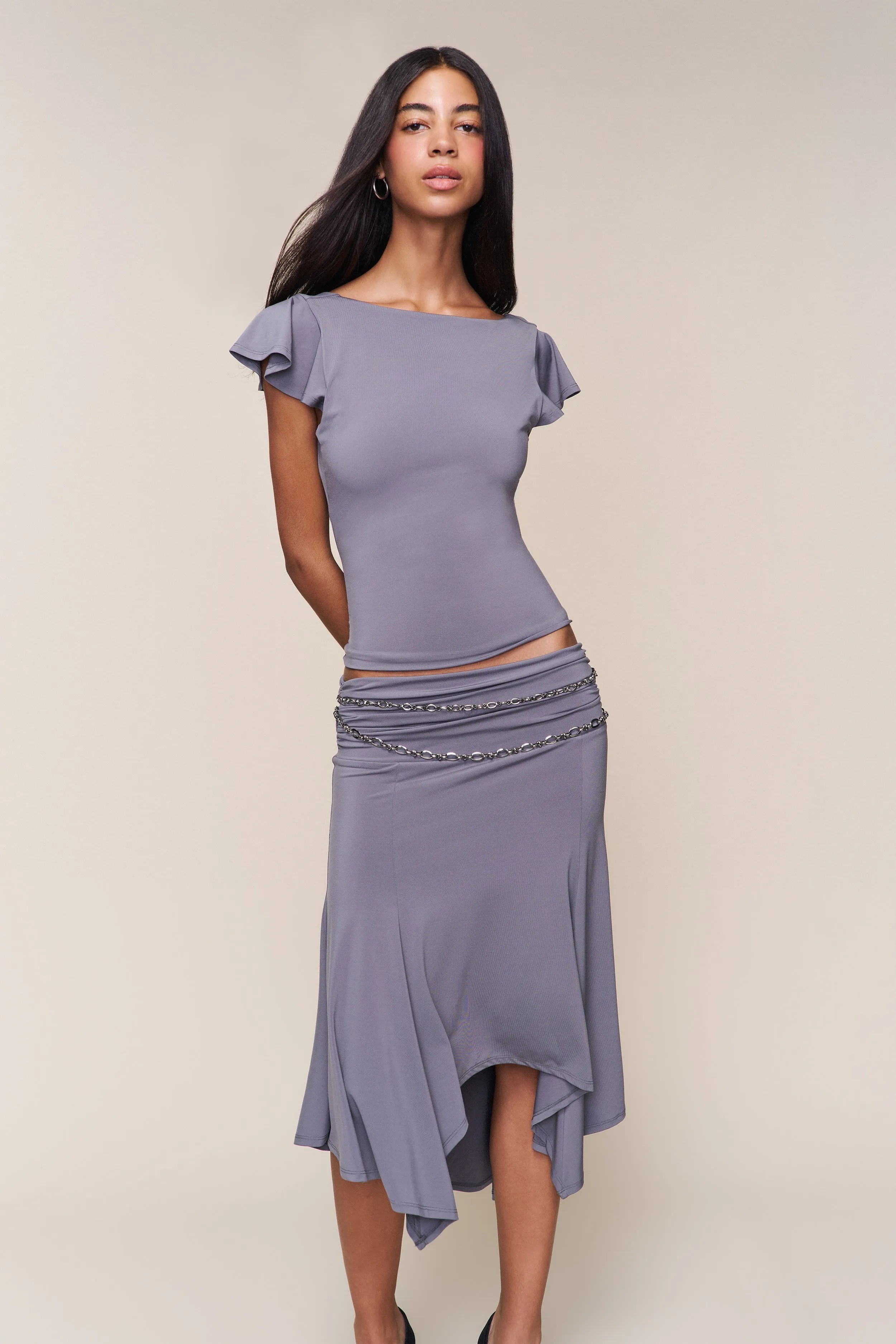 Soffiano Skirt sold by Guizio product image thumbnail 3