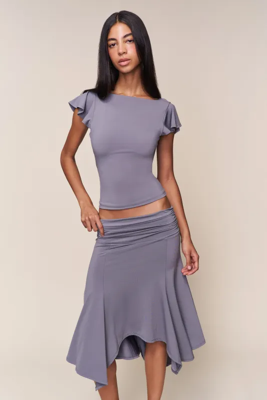 Soffiano Skirt sold by Guizio