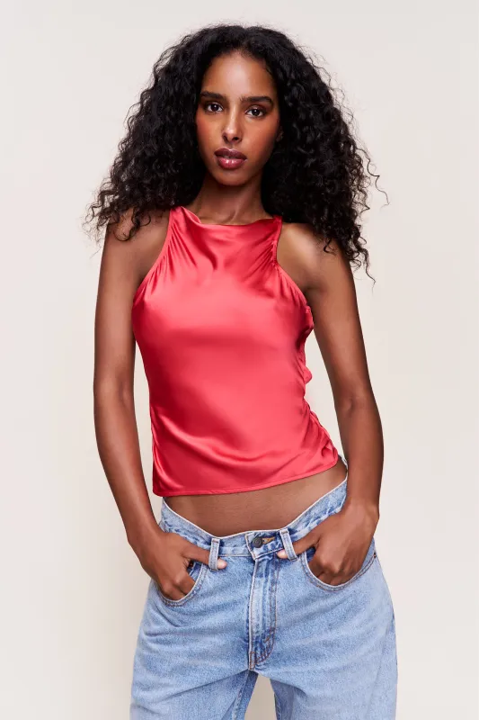 Regine Cowl Neck Top sold by Guizio