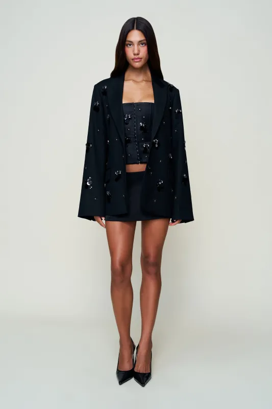Embellished Oversized Blazer sold by Guizio