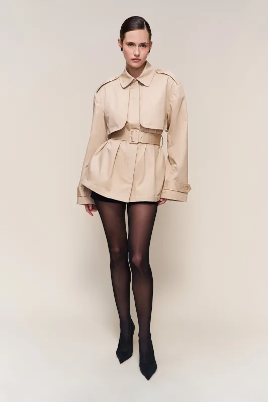 Thea Trench Coat made by Guizio
