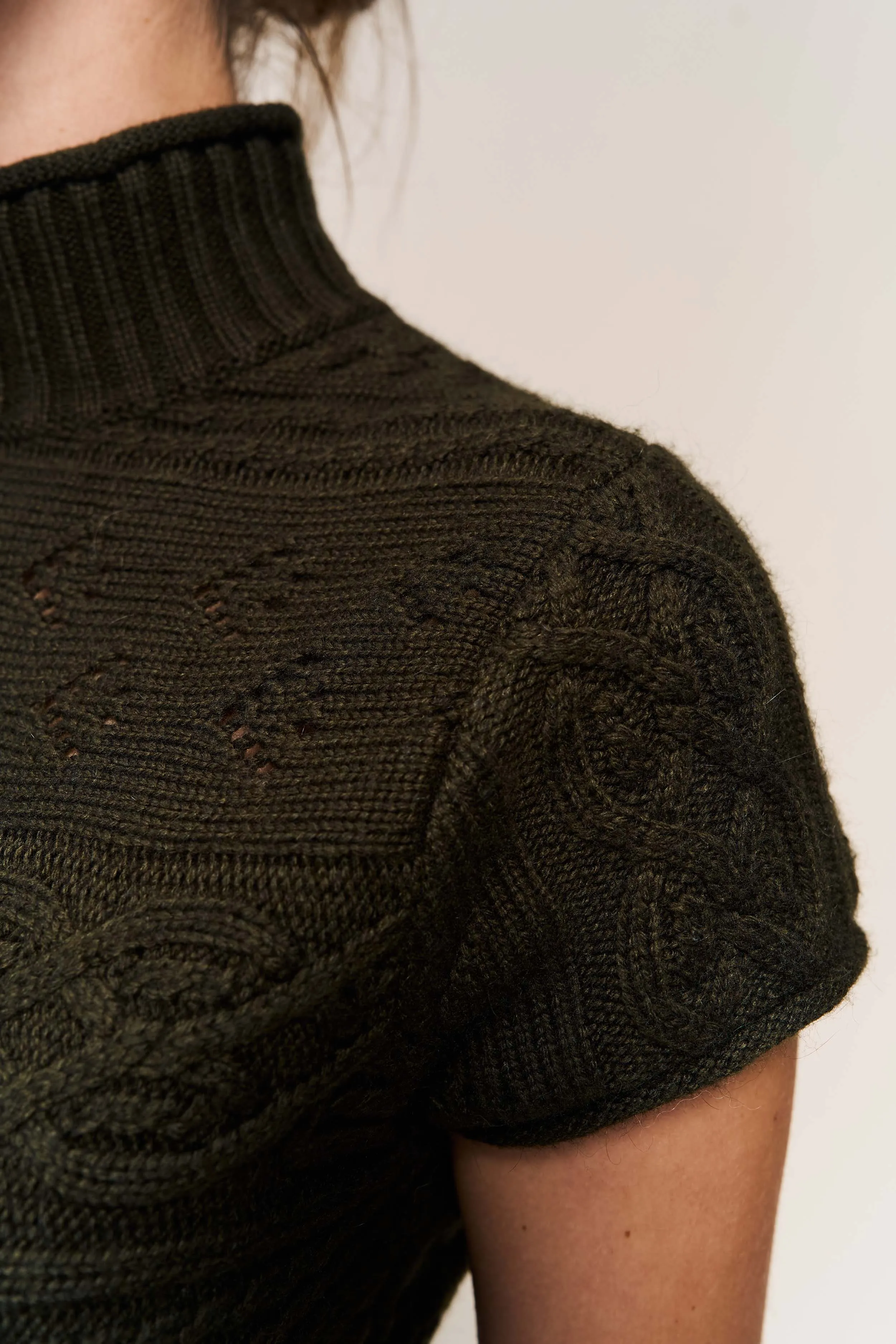 Vivienne Short Sleeve Turtleneck sold by Guizio product image thumbnail 5