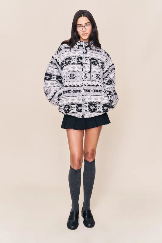 Guizio Sherpa Zip Up Jacket sold by Guizio