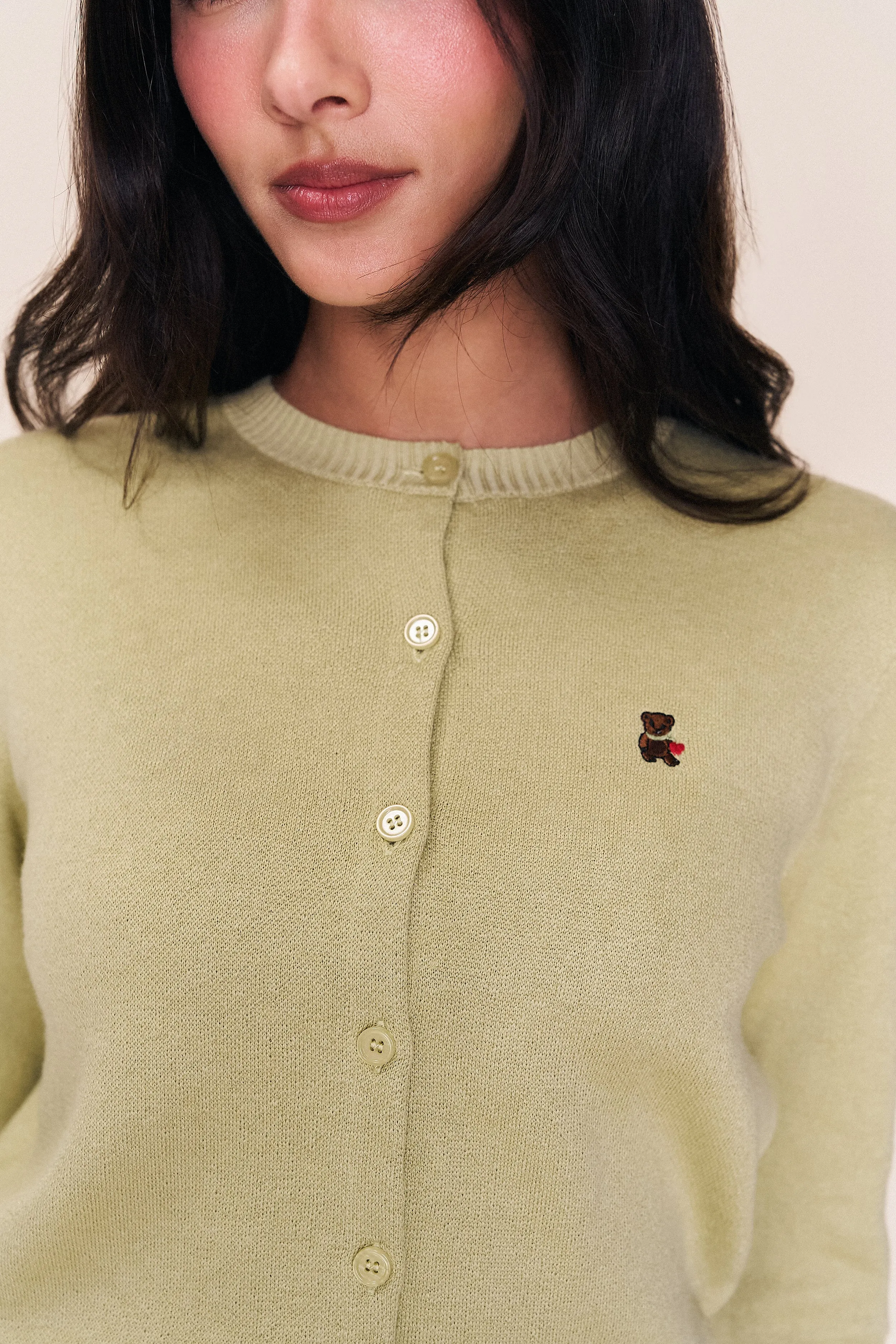 June Relaxed Wool Cardigan sold by Guizio product image thumbnail 3