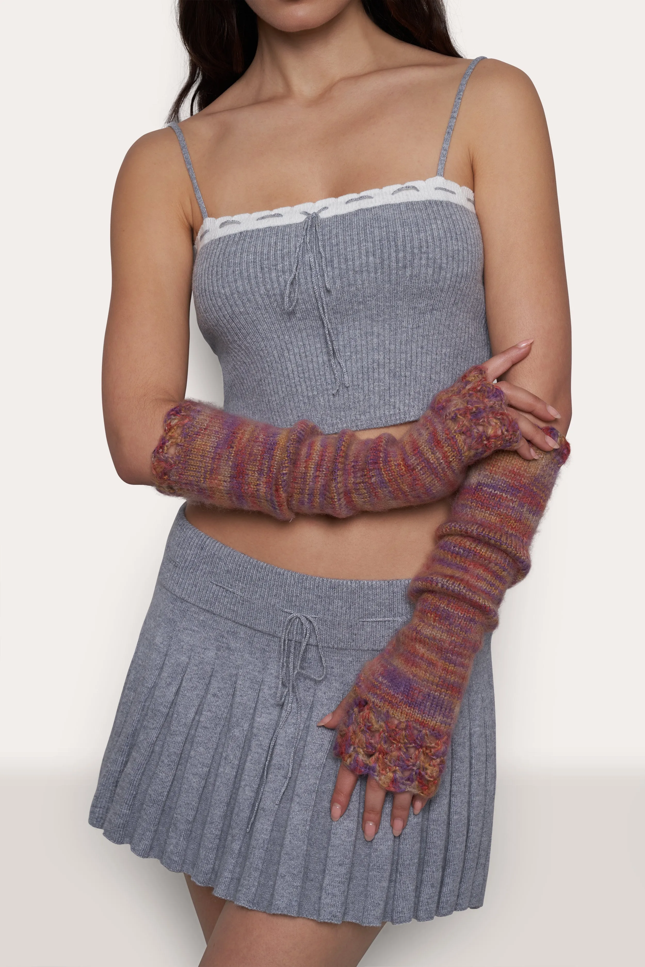 Crochet Trim Arm Warmers sold by Guizio