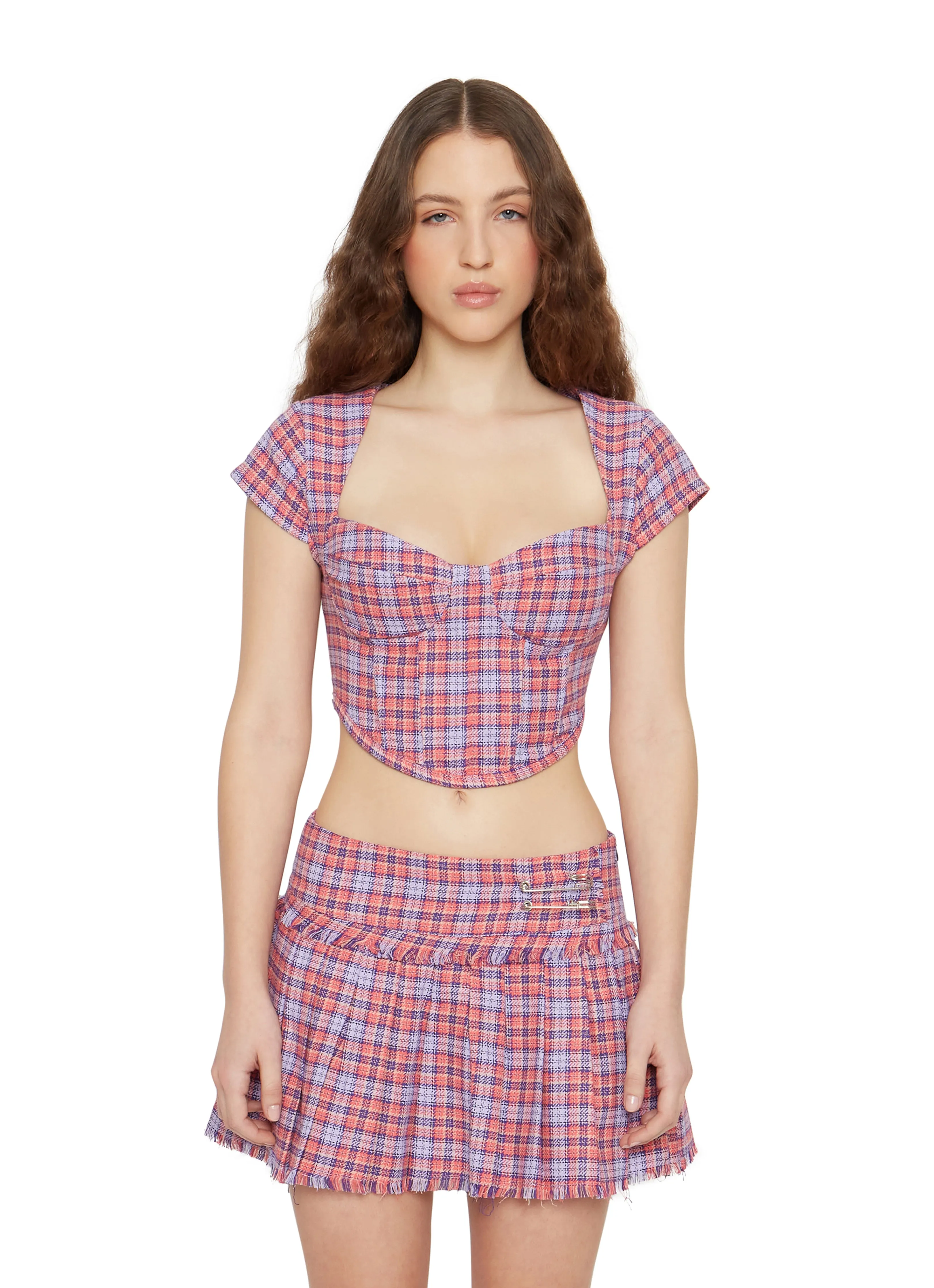 Plaid Corset sold by Guizio