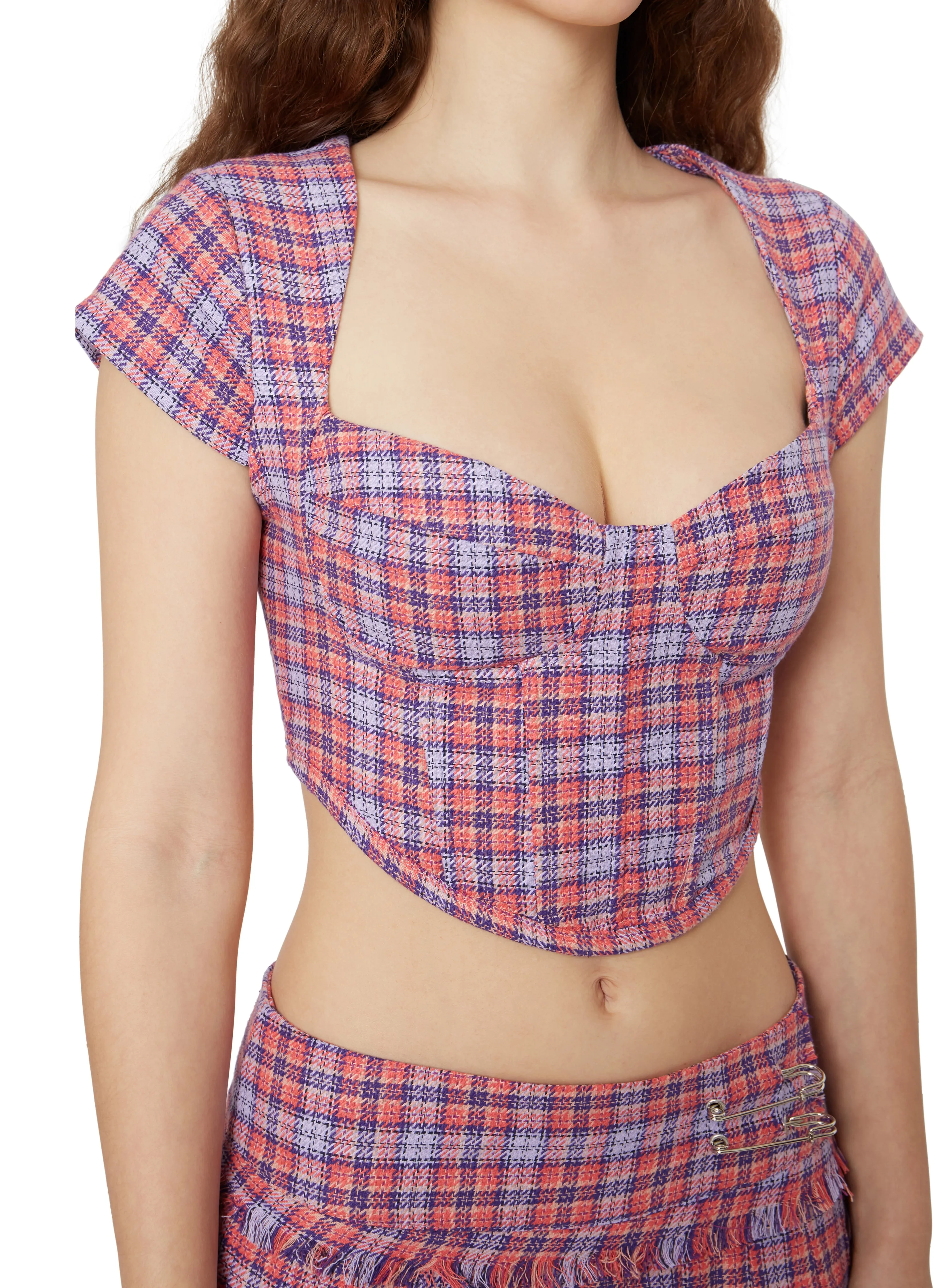 Plaid Corset sold by Guizio product image thumbnail 2