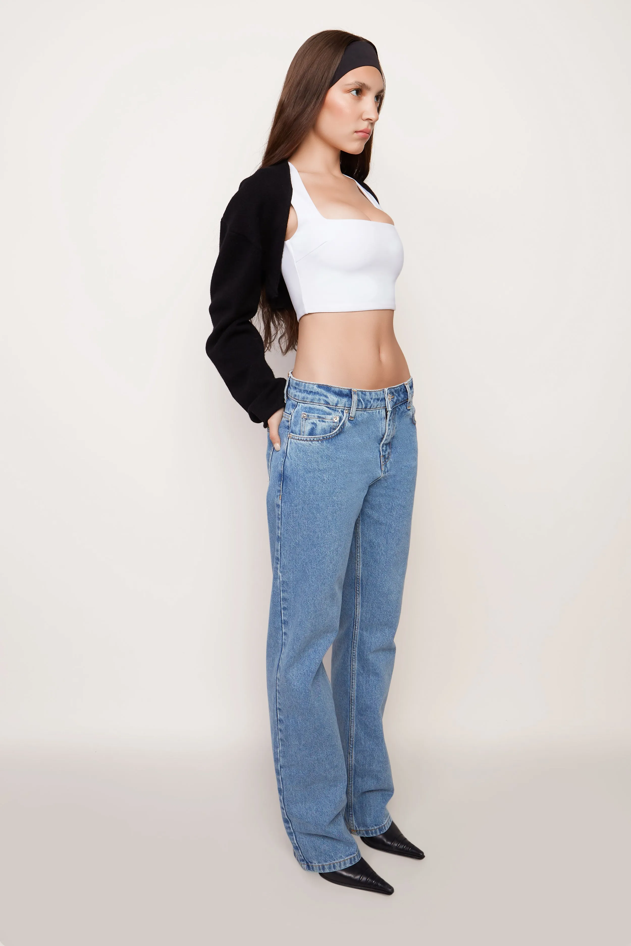 Slouchy Knit Bolero sold by Guizio product image thumbnail 4