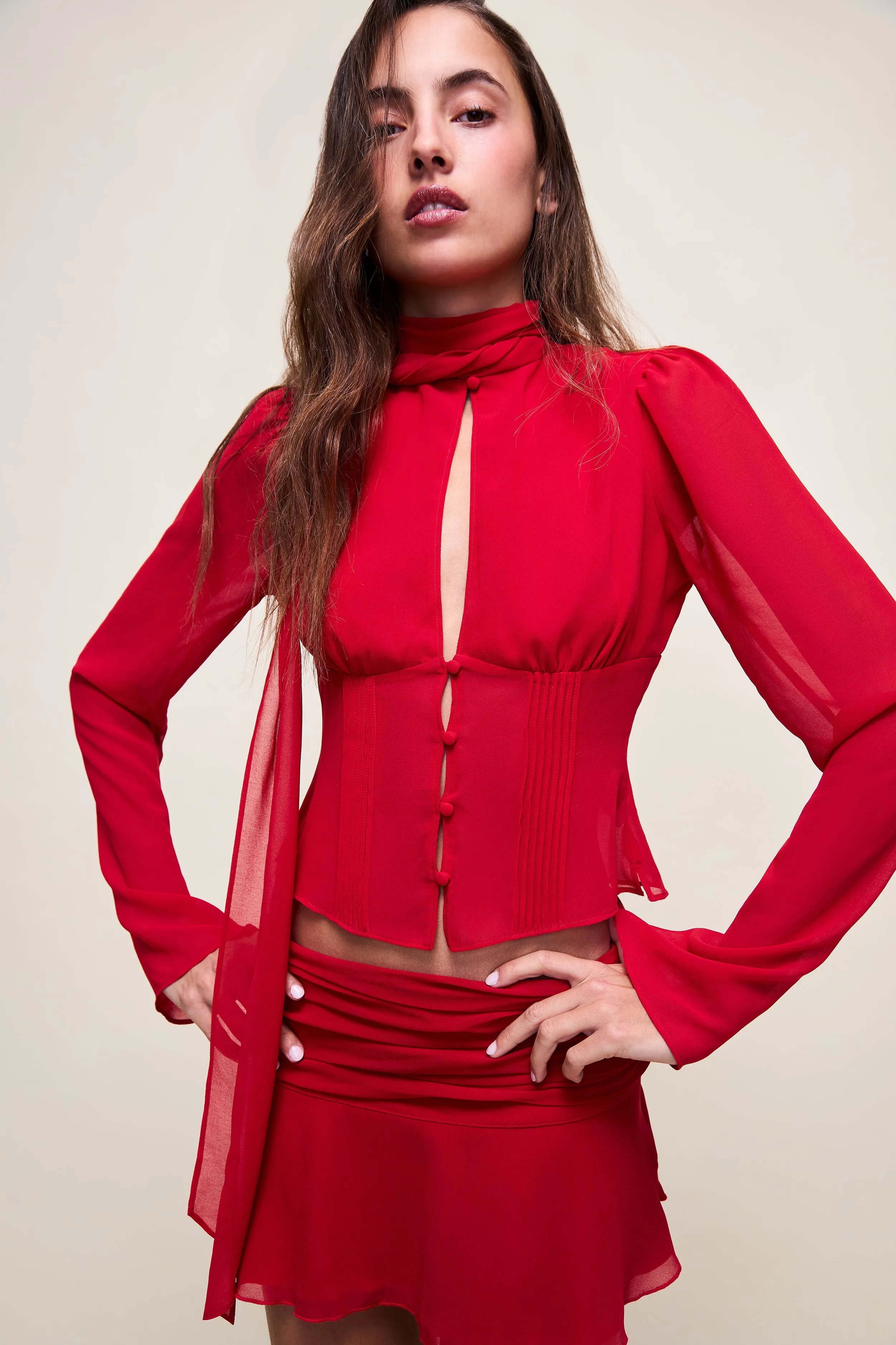 Ara Long Sleeve Top sold by Guizio product image thumbnail 2