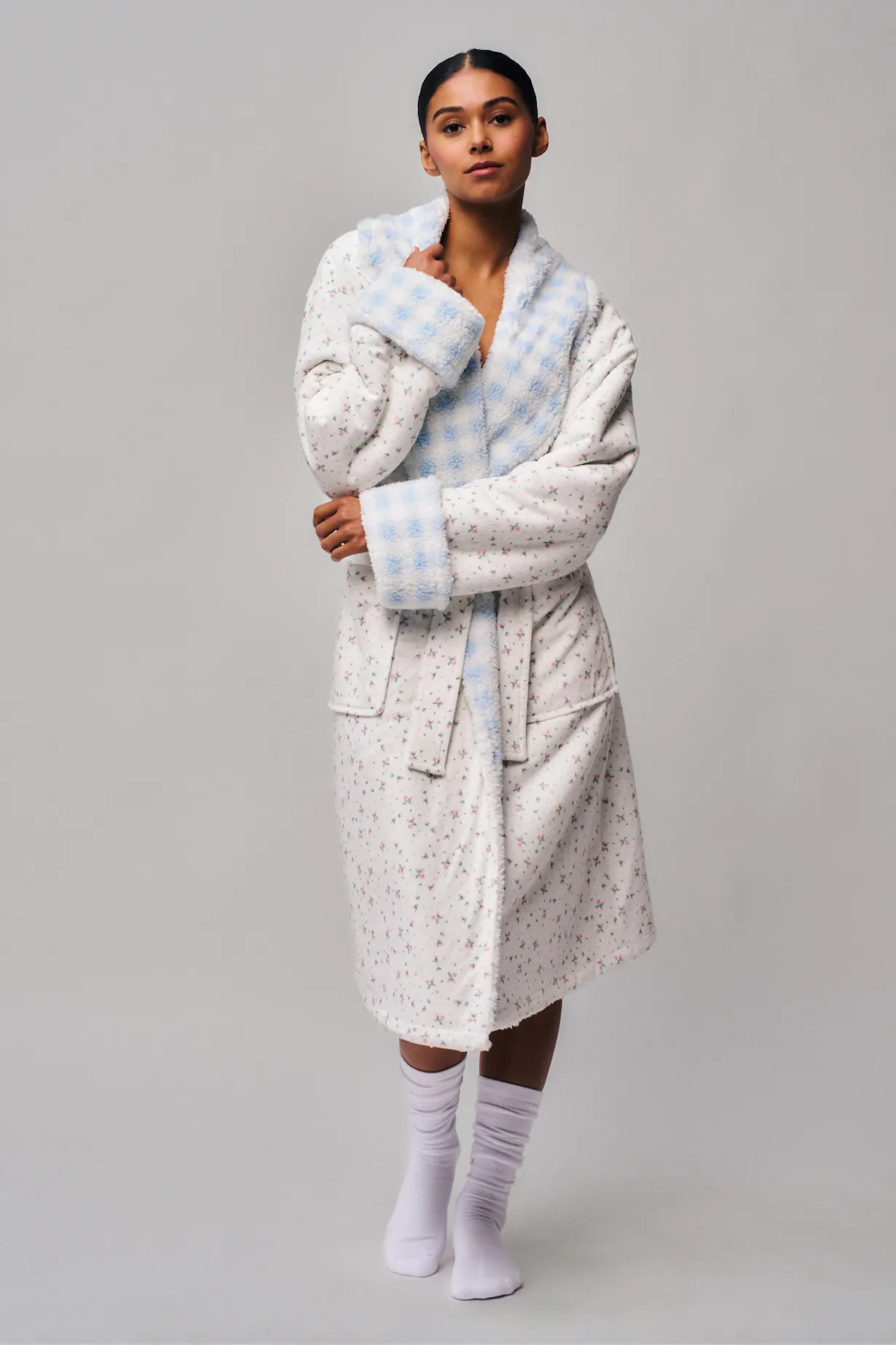 Cozy Cloud Reversible Robe sold by Guizio