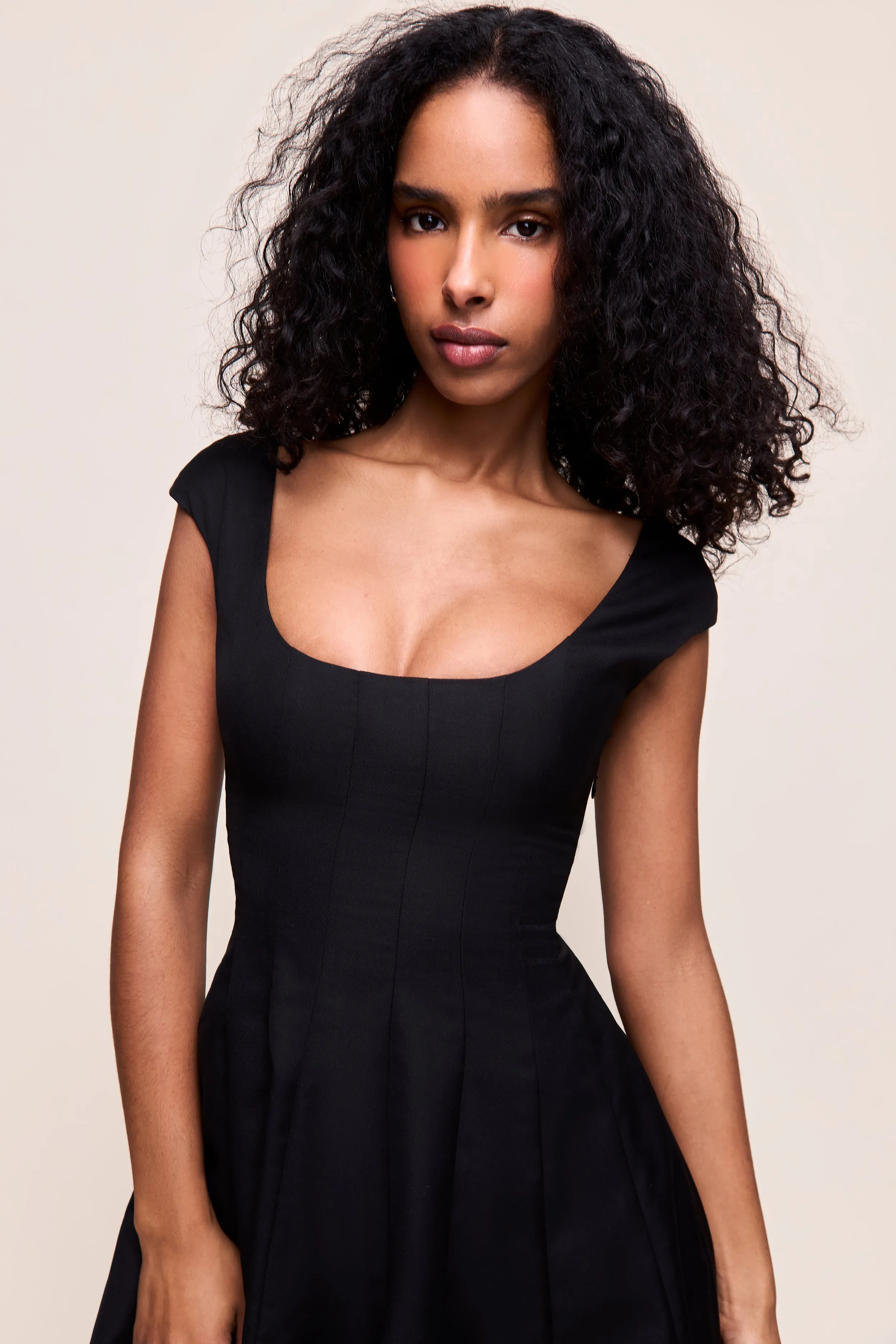 Leila Twill Mini Dress sold by Guizio product image thumbnail 3