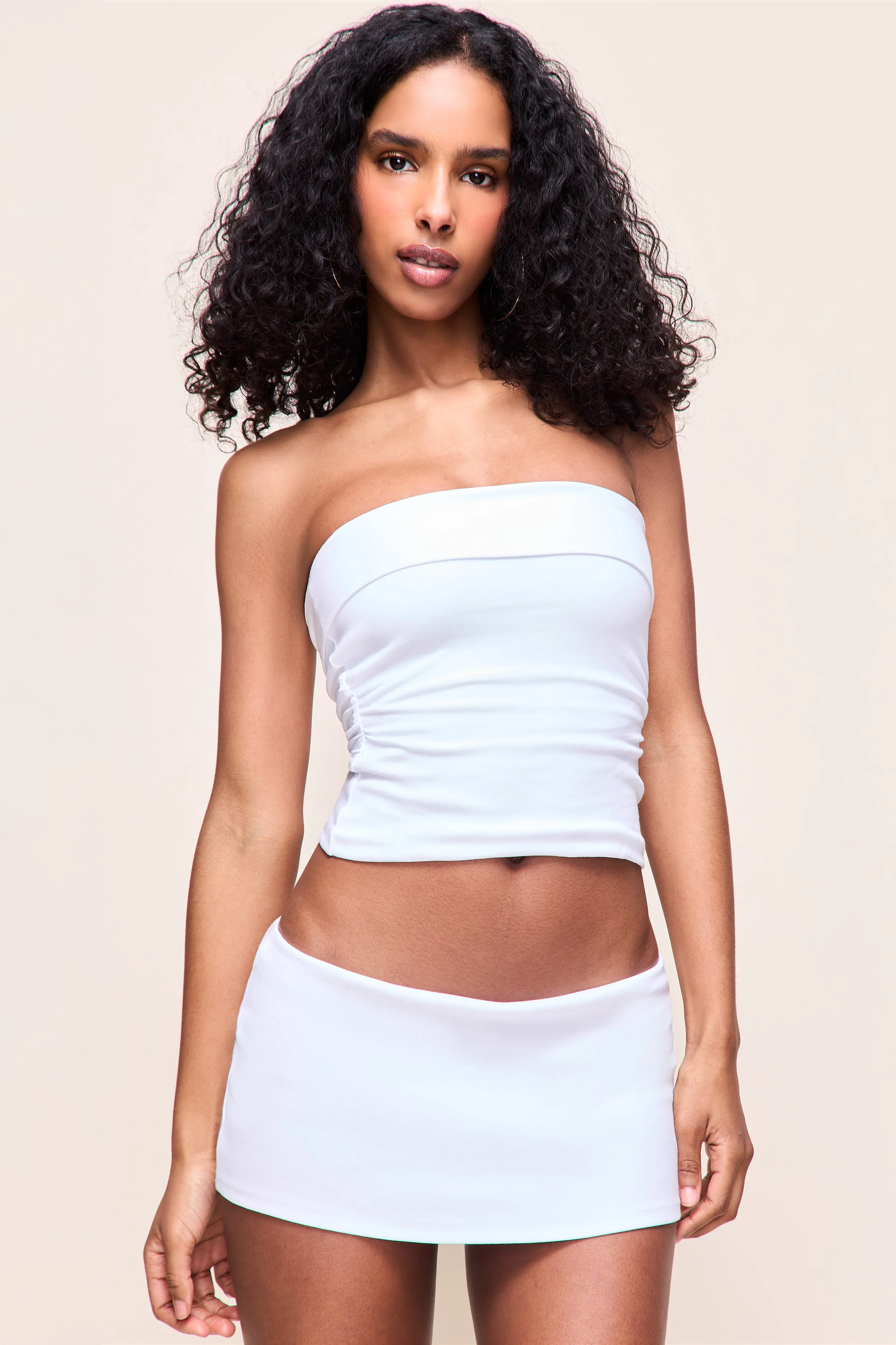 Micro Mini Cotton Skirt sold by Guizio product image thumbnail 2