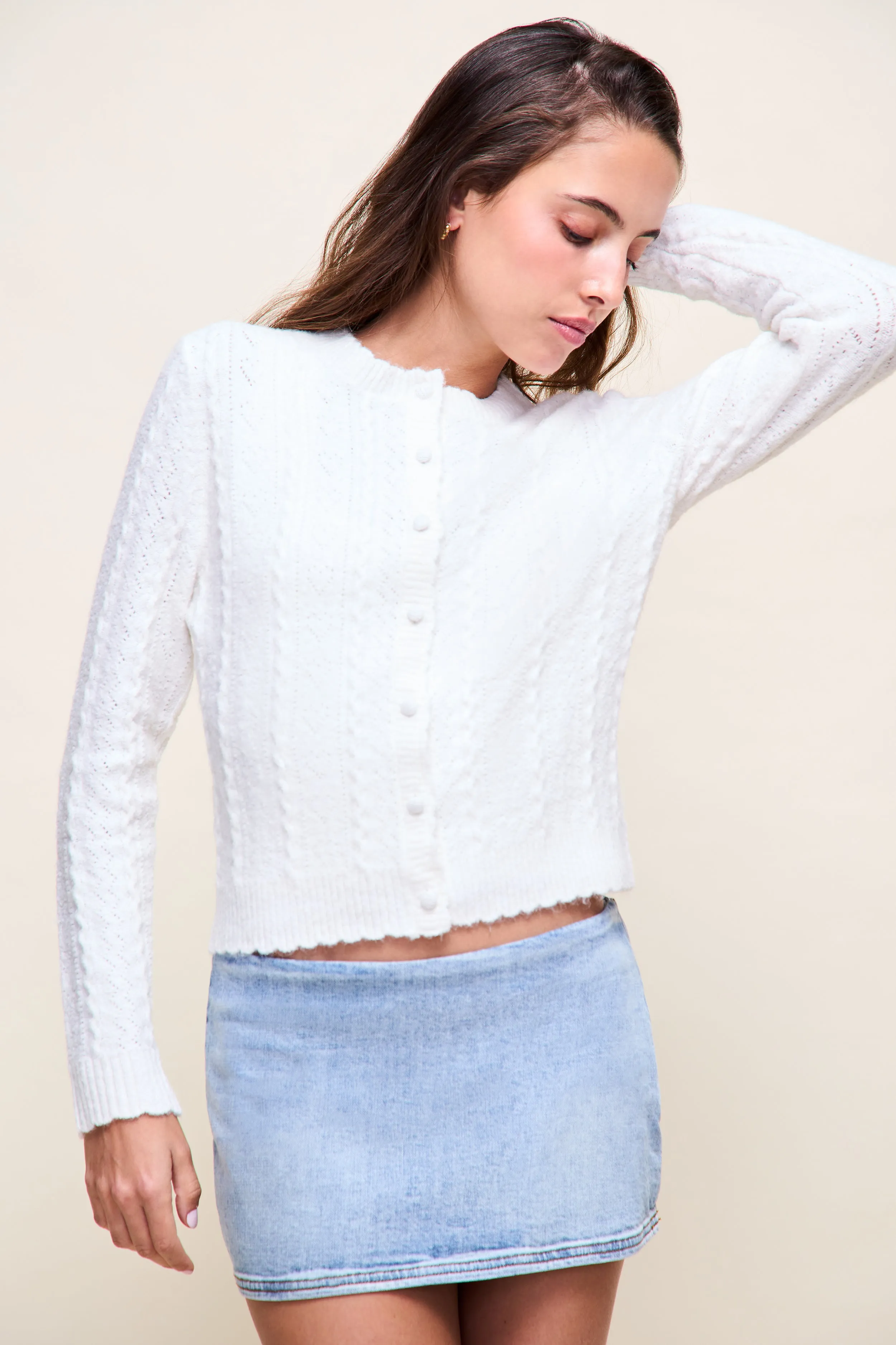 Micro Mini Denim Skirt sold by Guizio product image thumbnail 3