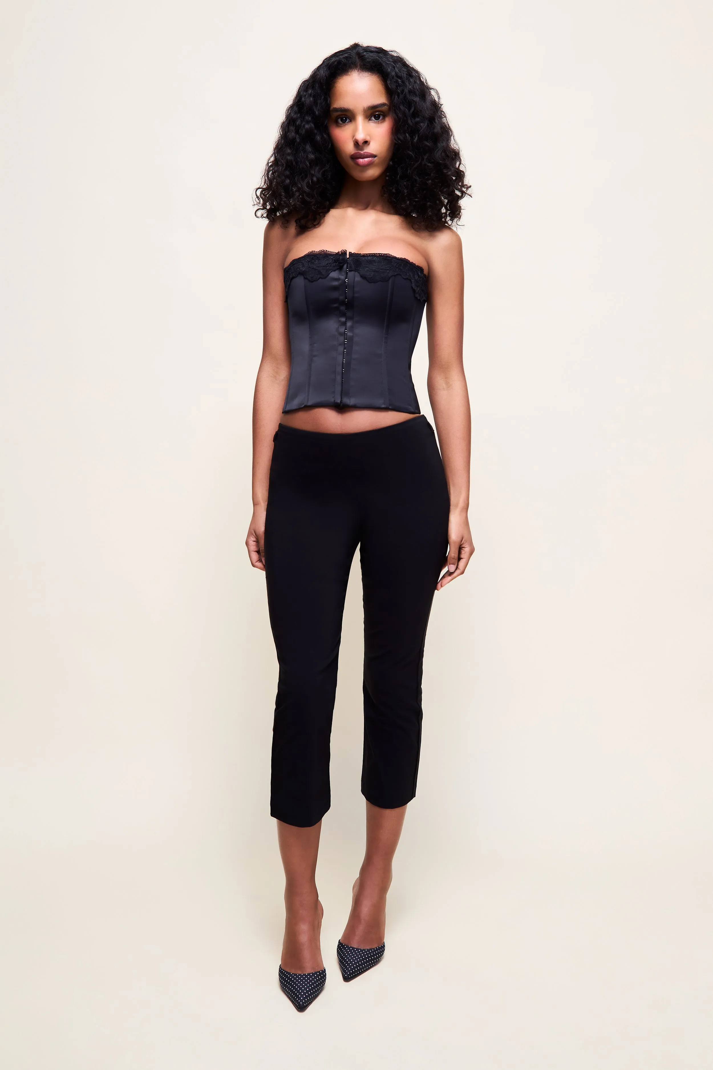 Jean Lace Trim Satin Corset sold by Guizio product image thumbnail 3
