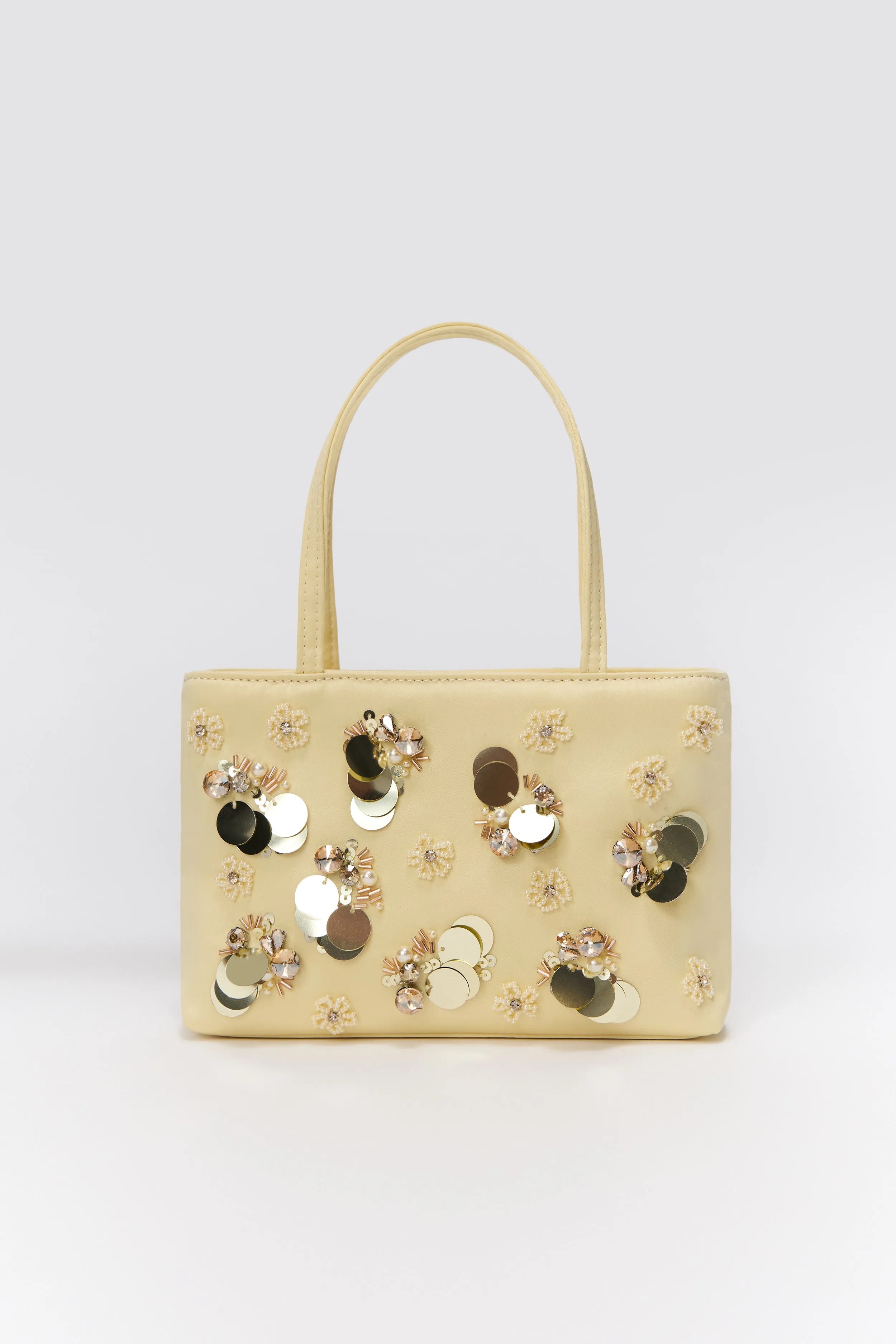 Embellished Satin Pouchette sold by Guizio