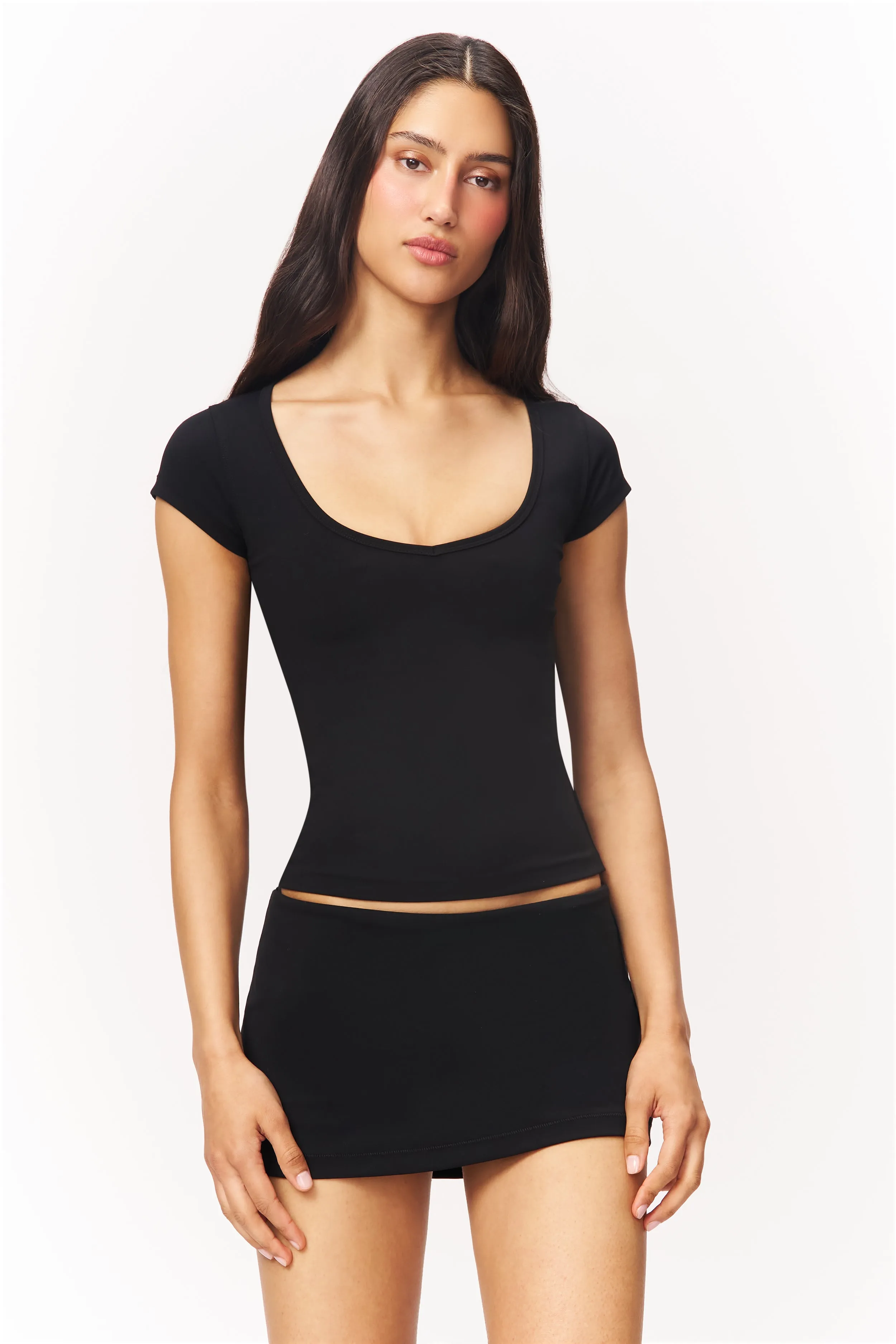 Body Micro Mini Skort sold by Guizio