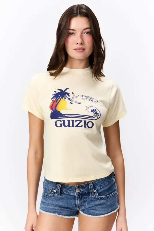 Everything Is Better In Guizio Relaxed Tee made by Guizio