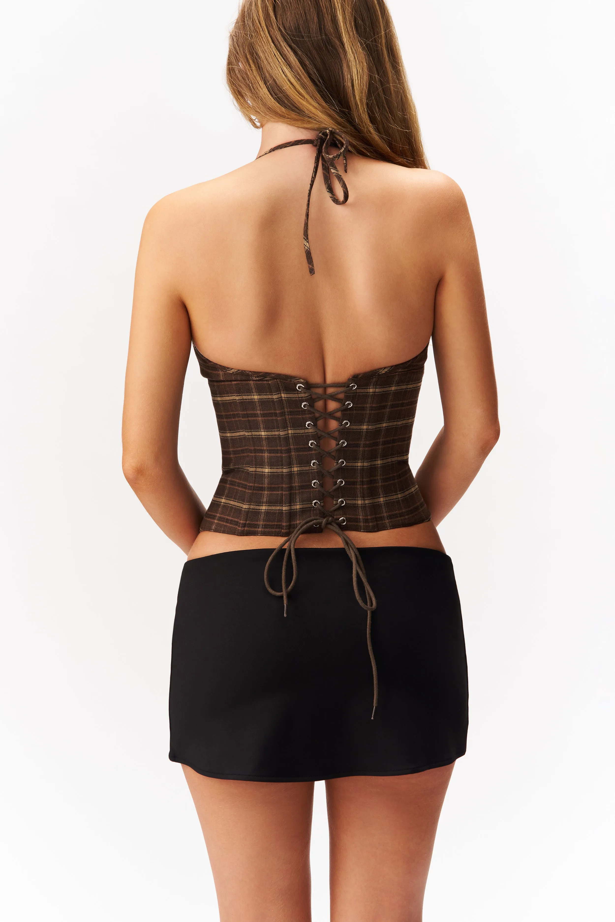 Marini Tartan Corset sold by Guizio product image thumbnail 5