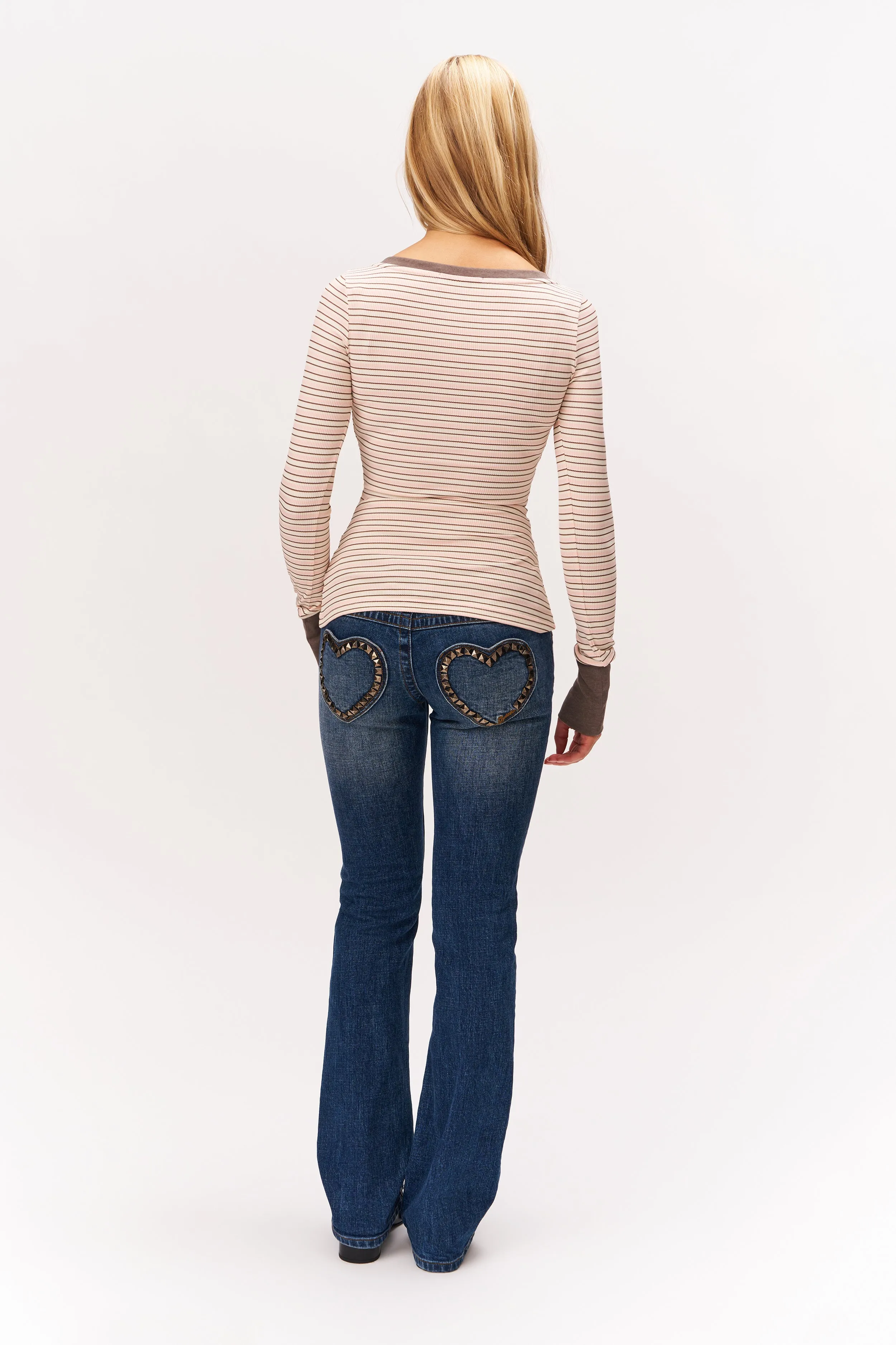 Long Sleeve Henley Top sold by Guizio product image thumbnail 5