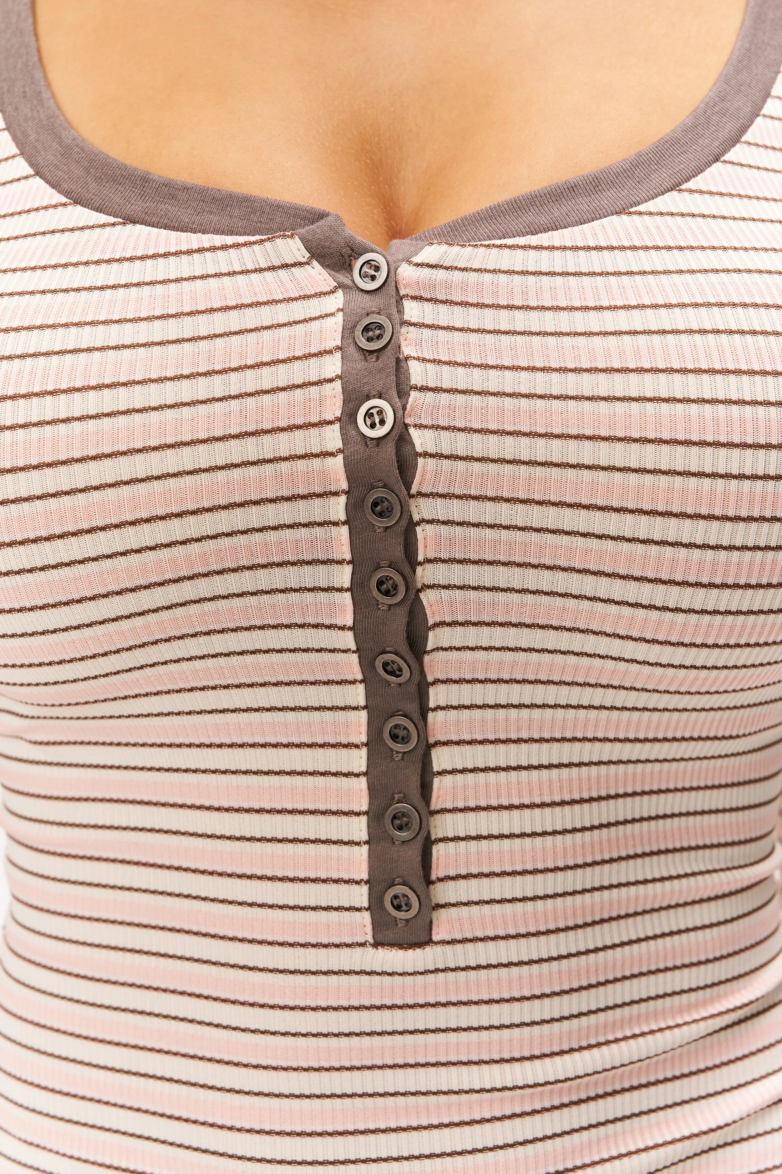 Long Sleeve Henley Top sold by Guizio product image thumbnail 3