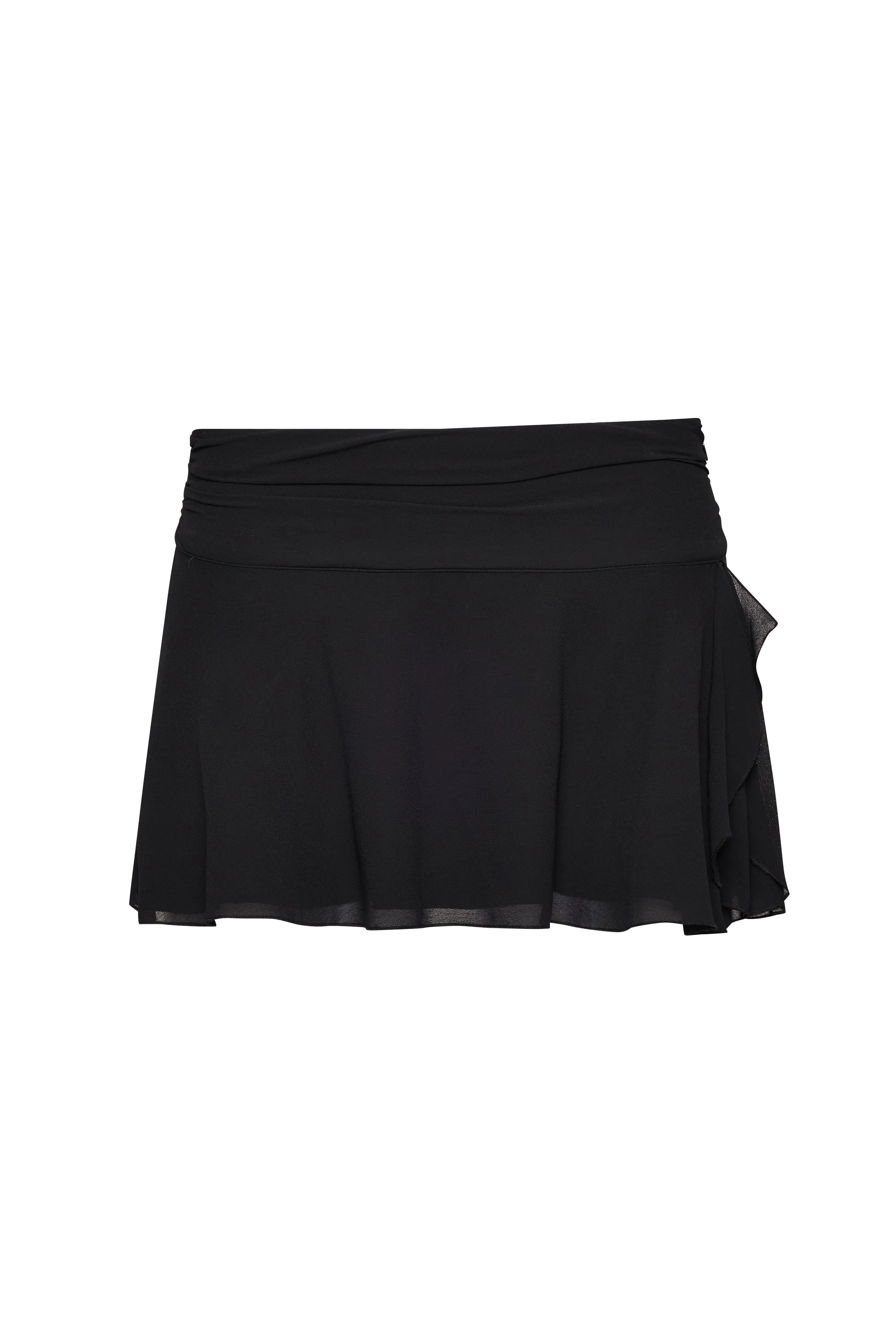 Chiffon Slit Mini Skirt sold by Guizio product image thumbnail 2