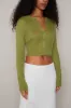 Mohair Ribbed Cardigan sold by Guizio