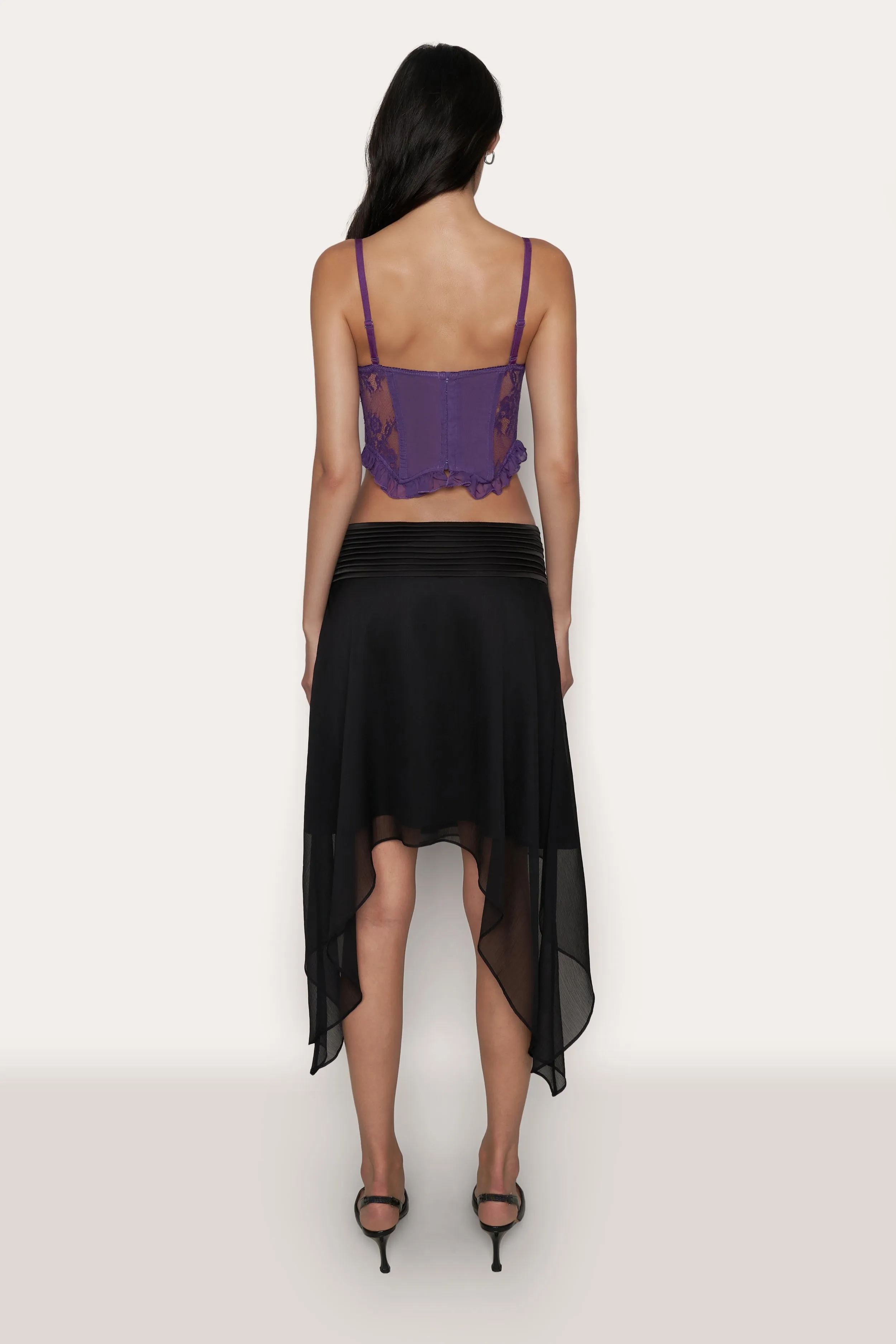 Pintuck Midi Skirt sold by Guizio product image thumbnail 5