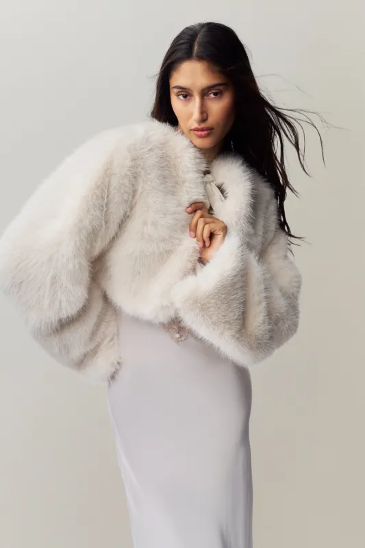 Alyana Faux Fur Jacket sold by Guizio