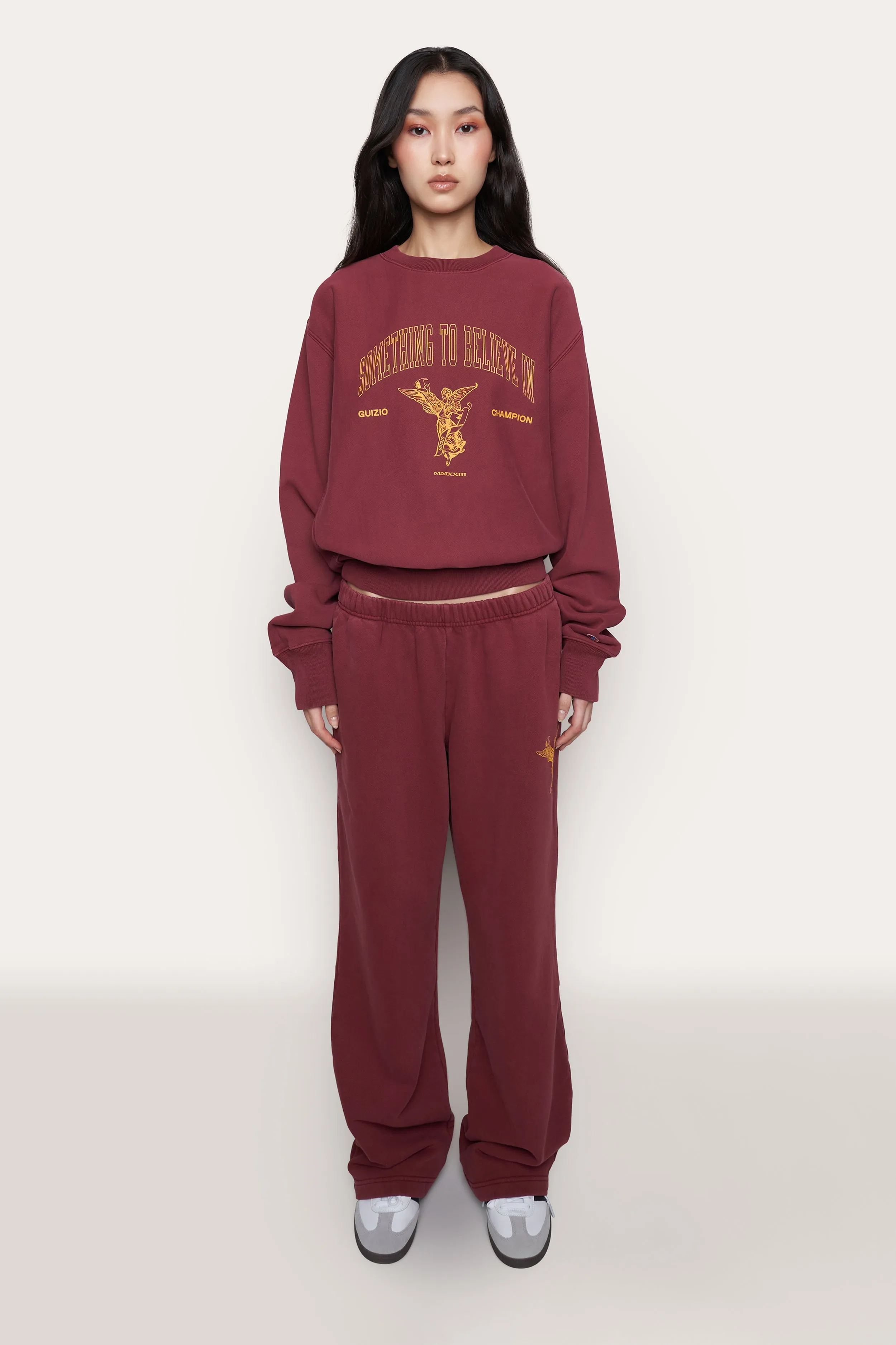 Guizio X Champion Reverse Weave Flare Sweatpants sold by Guizio product image thumbnail 5