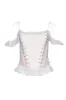 Lace Up Panel Corset sold by Guizio