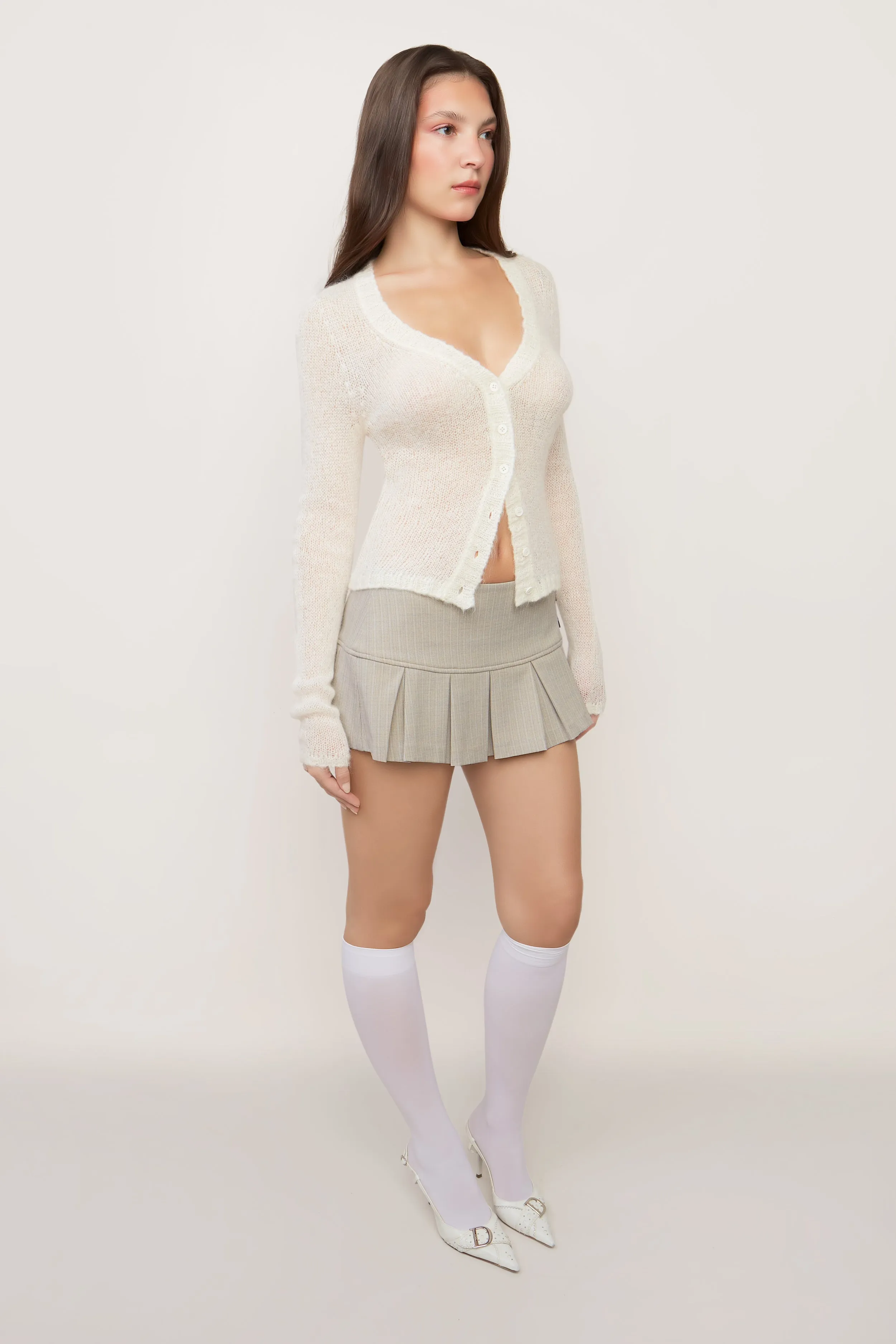 Full Length Mohair Cardigan sold by Guizio product image thumbnail 3