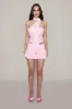 Chiffon Slit Mini Skirt sold by Guizio