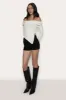 Soler Fold Over Knit Top sold by Guizio