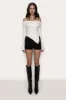 Soler Fold Over Knit Top sold by Guizio