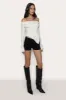 Soler Fold Over Knit Top sold by Guizio