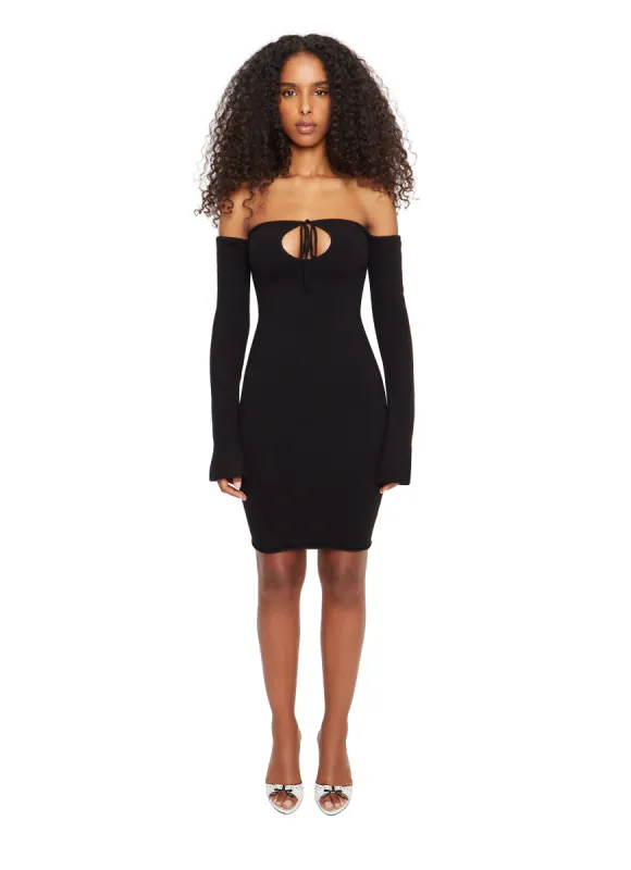 Off The Shoulder Long Sleeve Dress sold by Guizio
