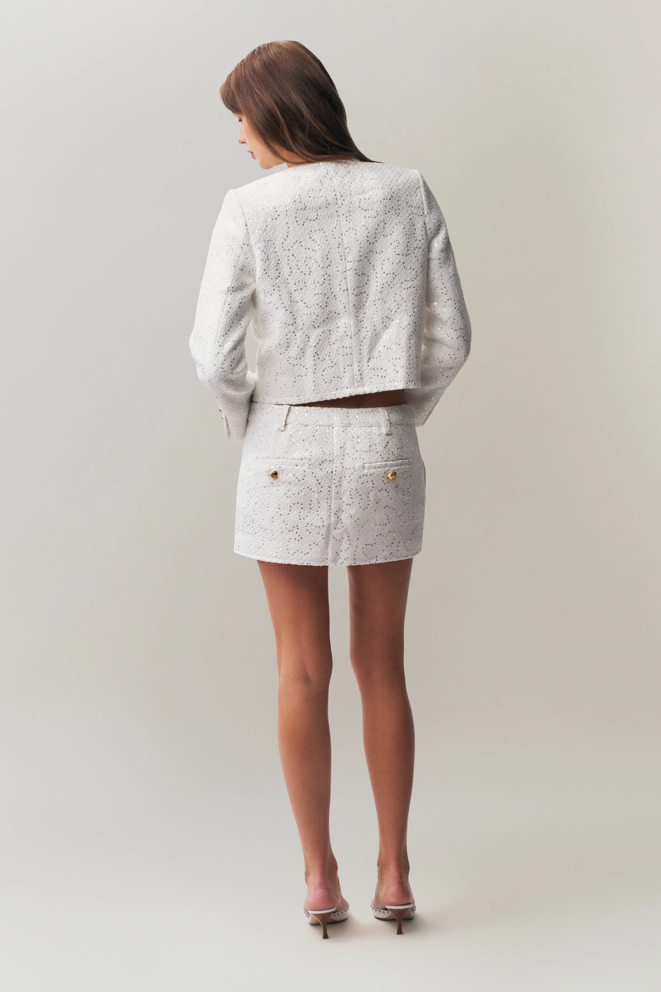 Bela Tweed Mini Skirt sold by Guizio product image thumbnail 5