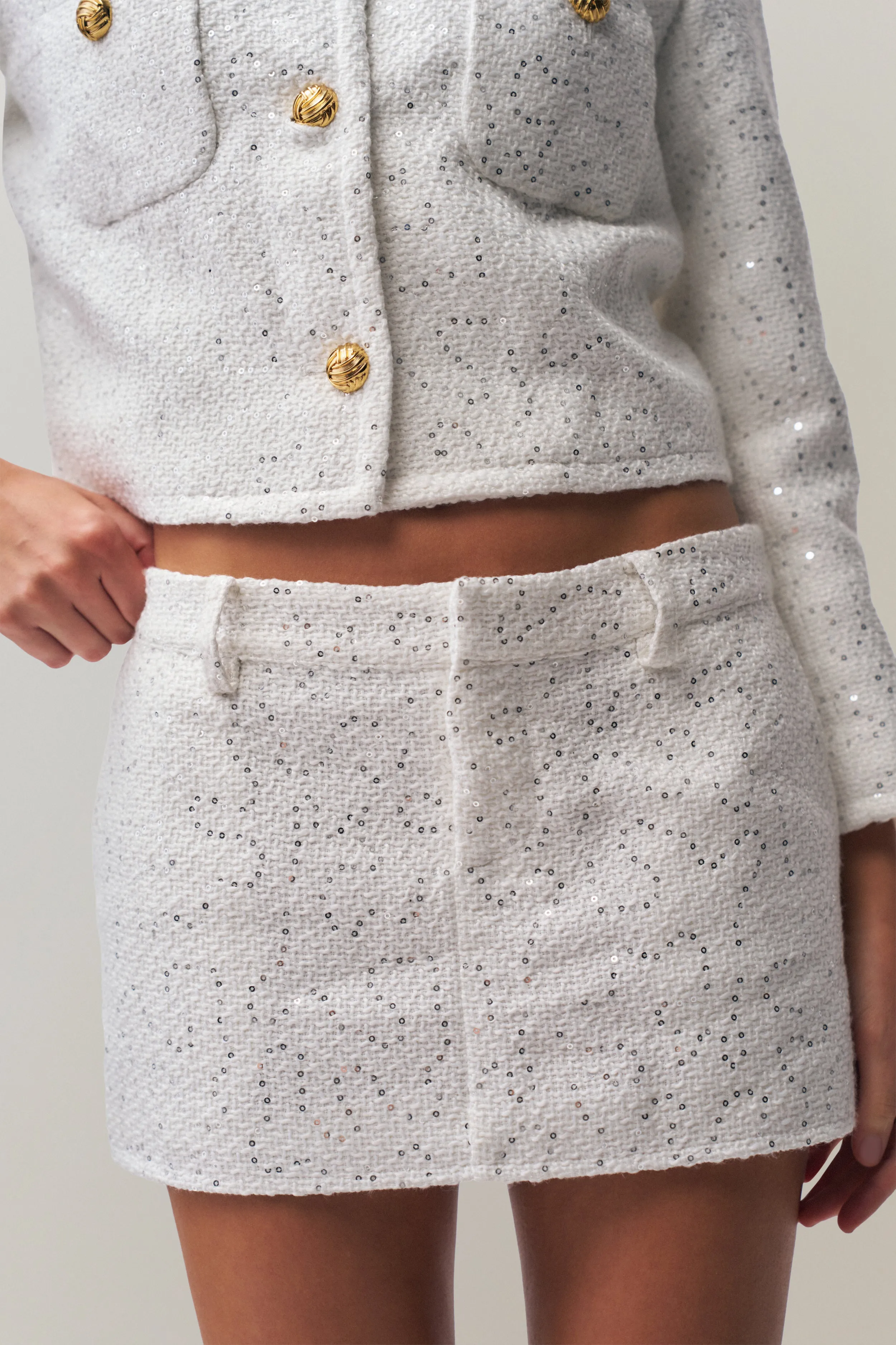 Bela Tweed Mini Skirt sold by Guizio product image thumbnail 2